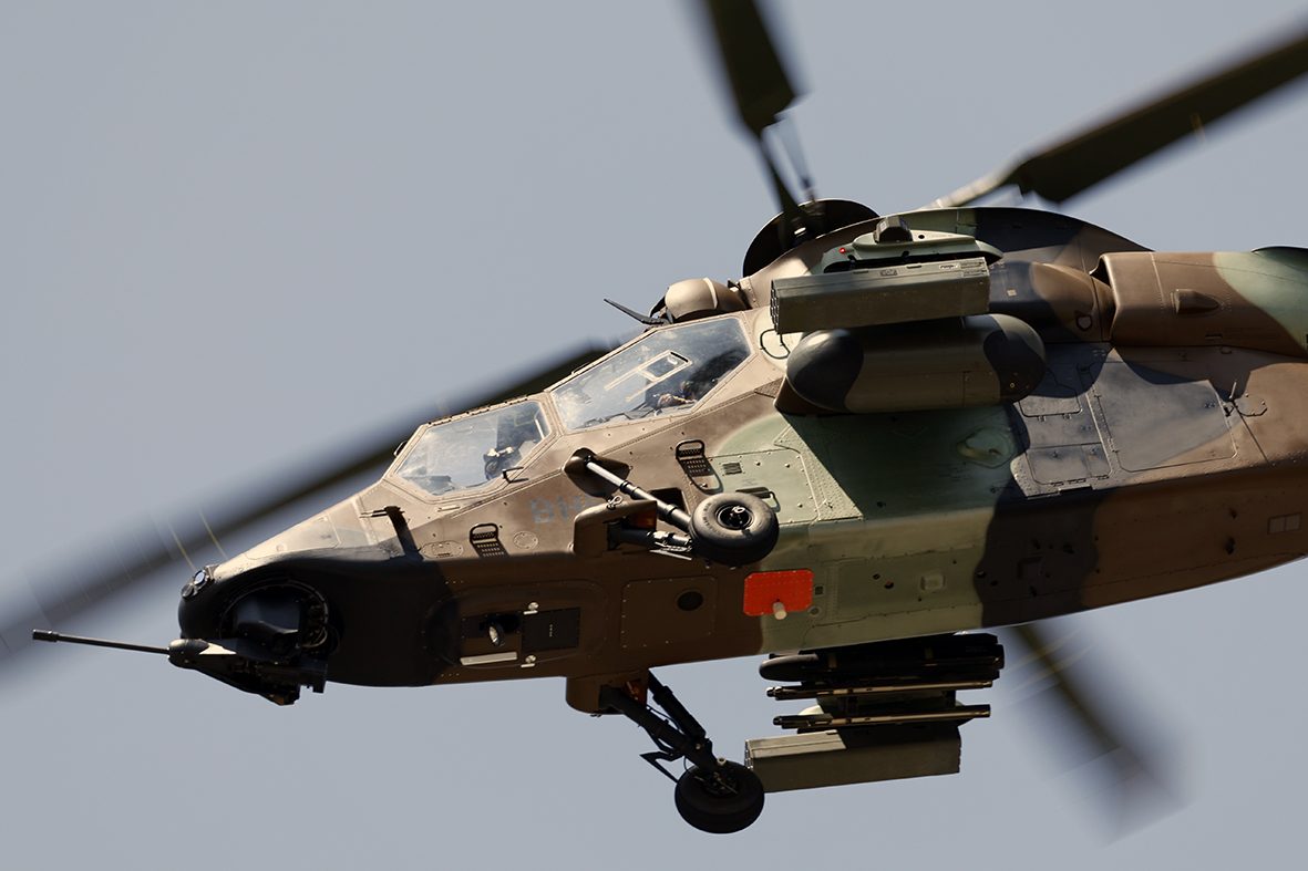 EC 665 Tiger helicopter at Paris Air Show 2025. Image: © Rémy Michelin.