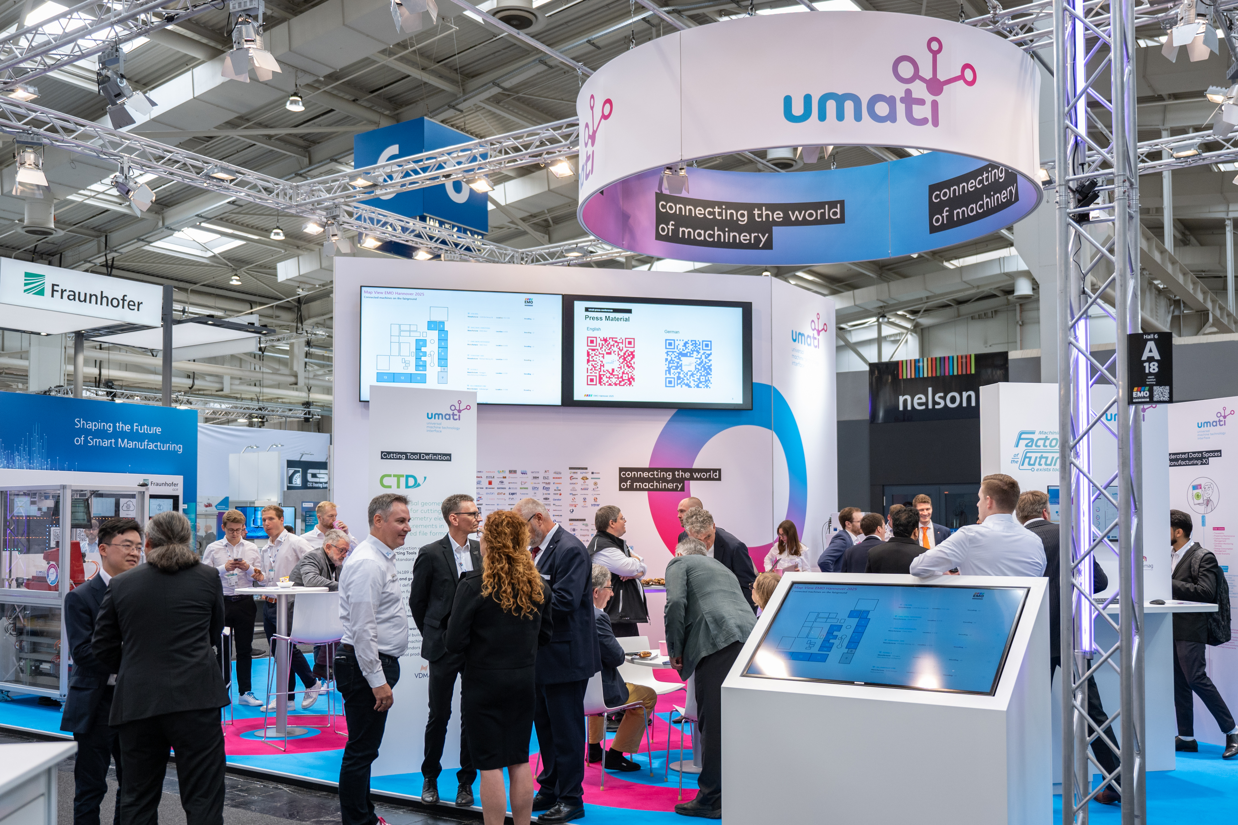 UMATI stand at EMO Hannover 2025.