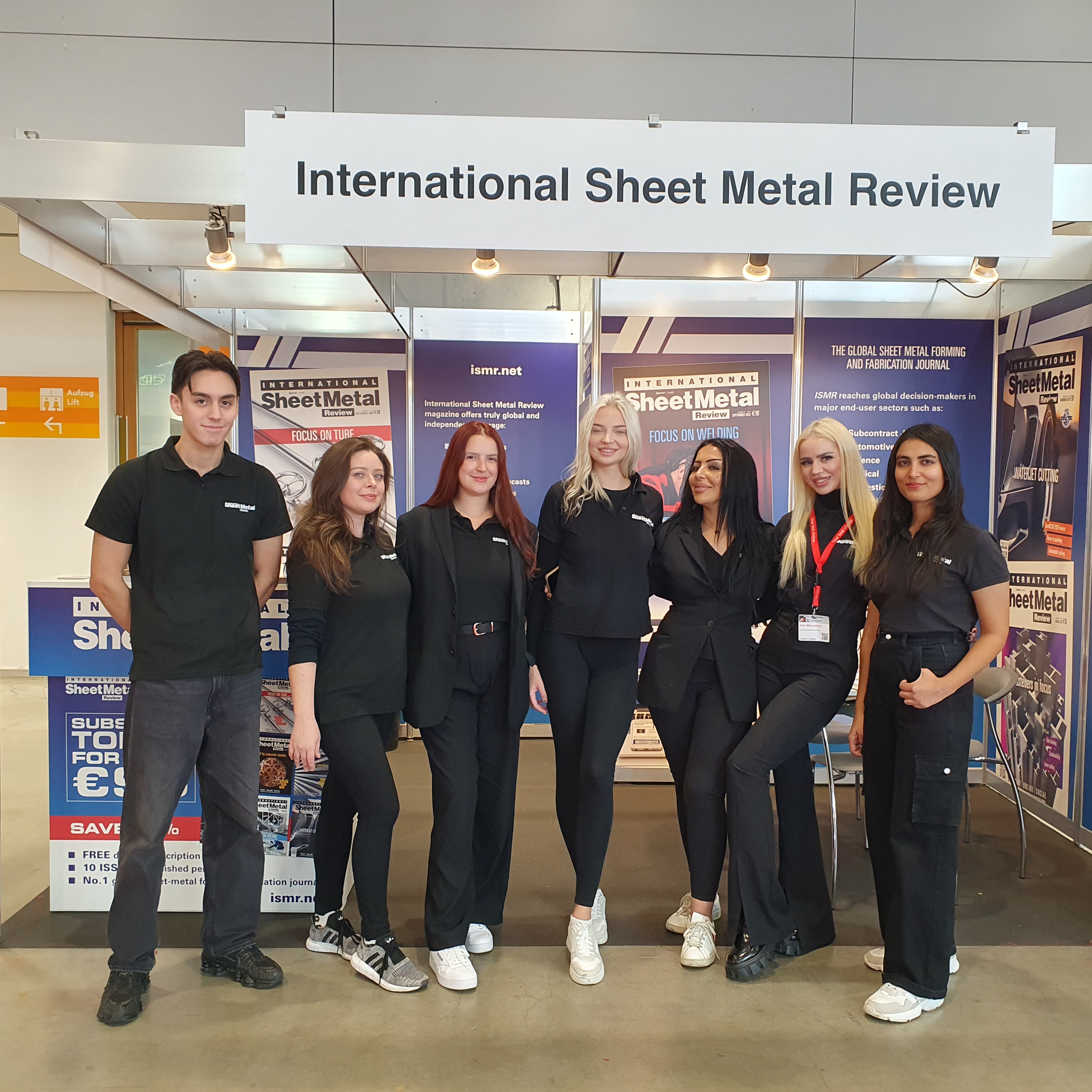 ISMR team at Blechexpo/Schweisstec 2025