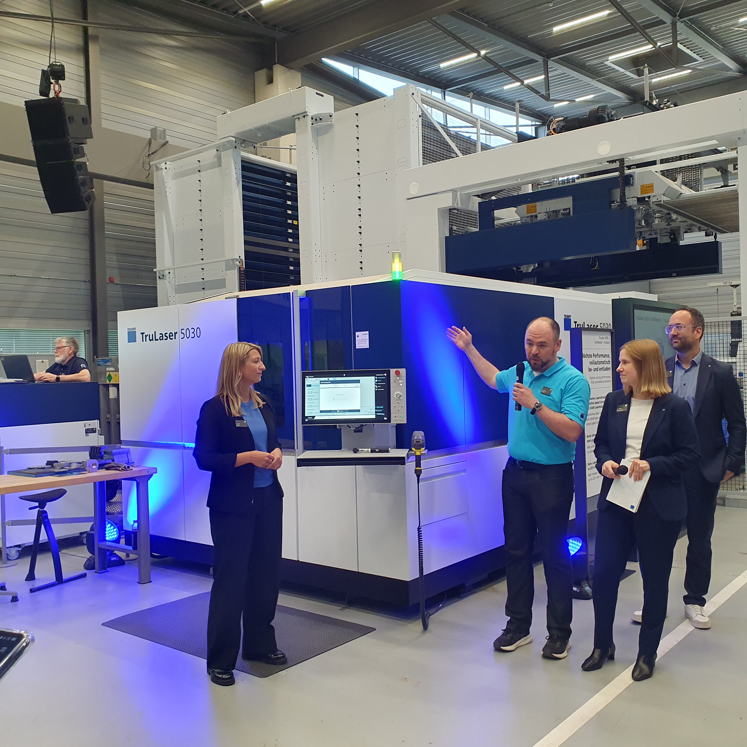 TruLaser 5030 demonstration