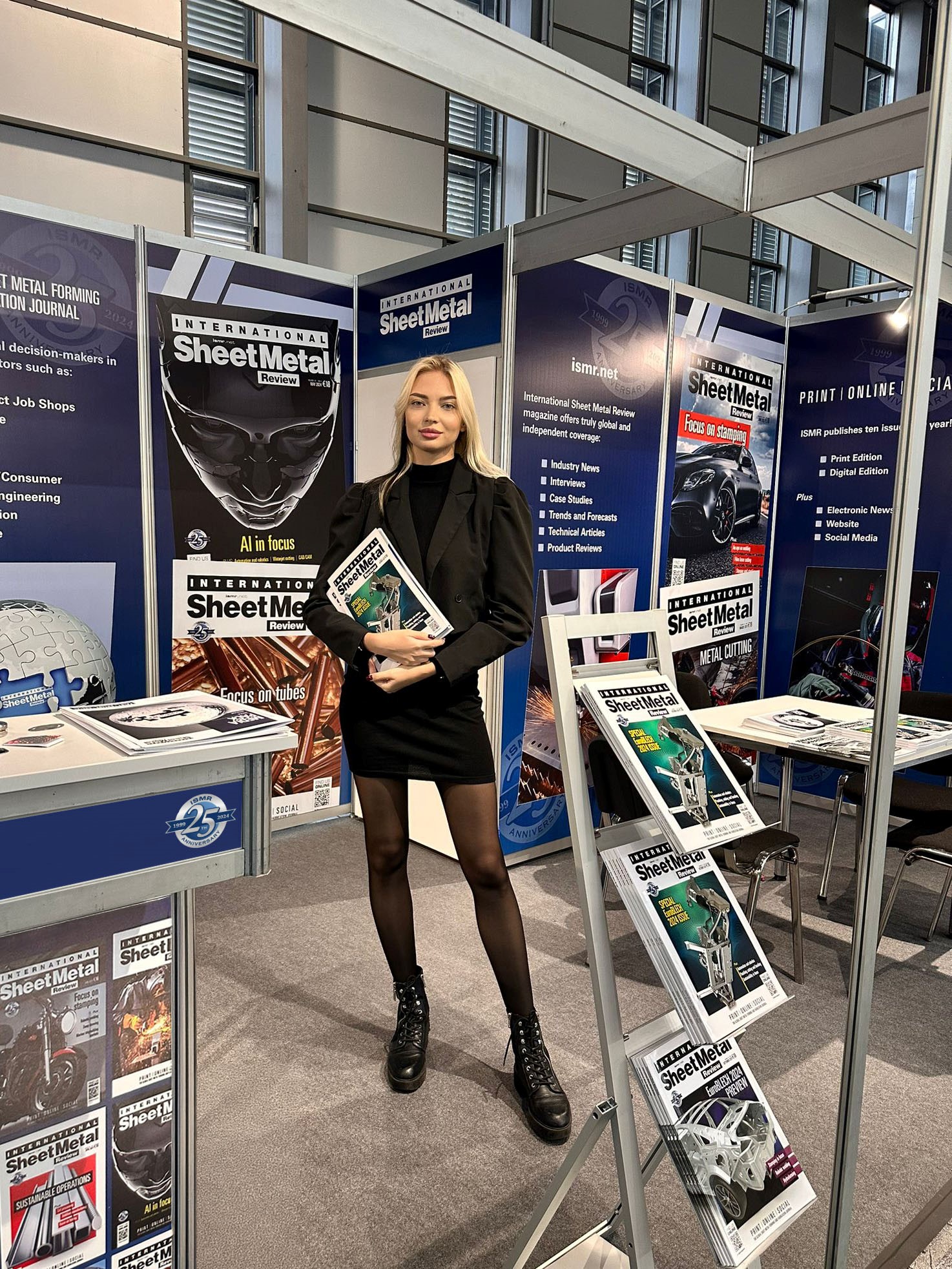 ISMR stand at EuroBLECH 2024 in Hanover, Germany