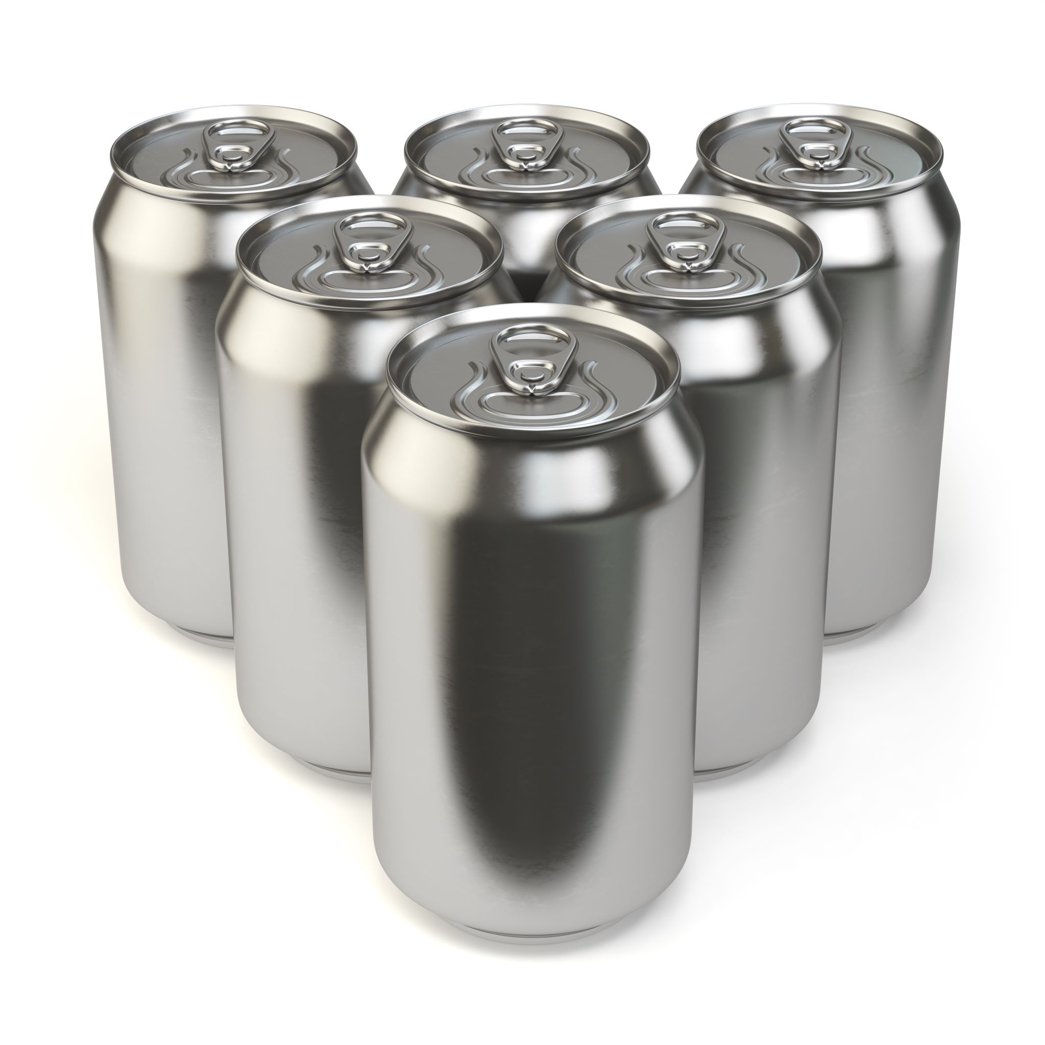 aluminium cans, Shutterstock