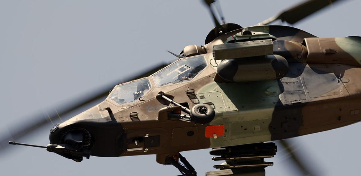 EC 665 Tiger helicopter at Paris Air Show 2025. Image: © Rémy Michelin.