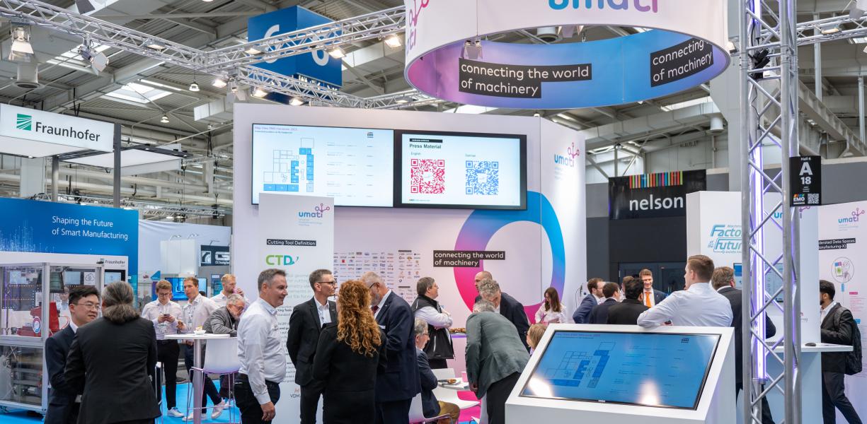 UMATI stand at EMO Hannover 2025.