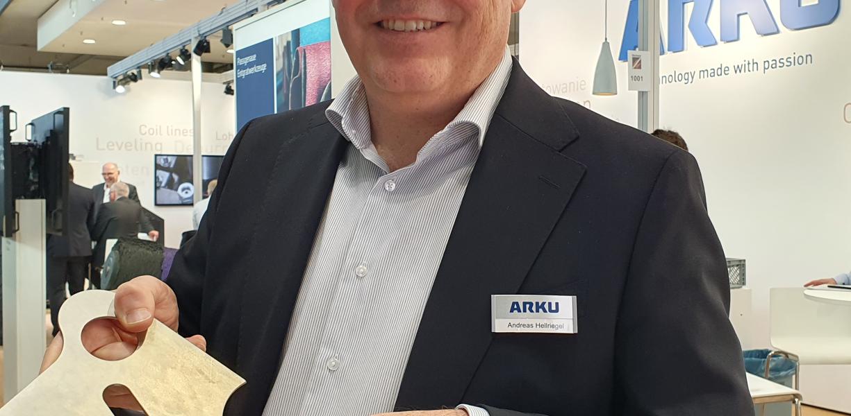 Andreas Hellriegel, ARKU, at Blechexpo/Schweisstec 2025