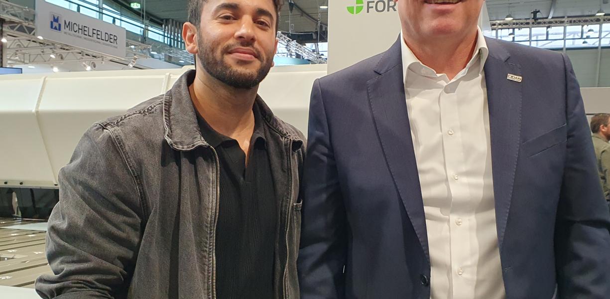 L-R: CIDAN’s engineering manager, Haval Othman, and its head of industrial sales, Joachim Schäfer