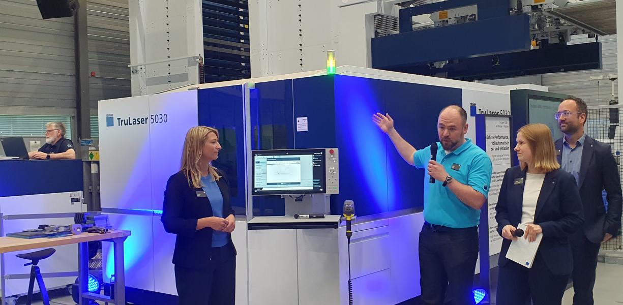 TruLaser 5030 demonstration