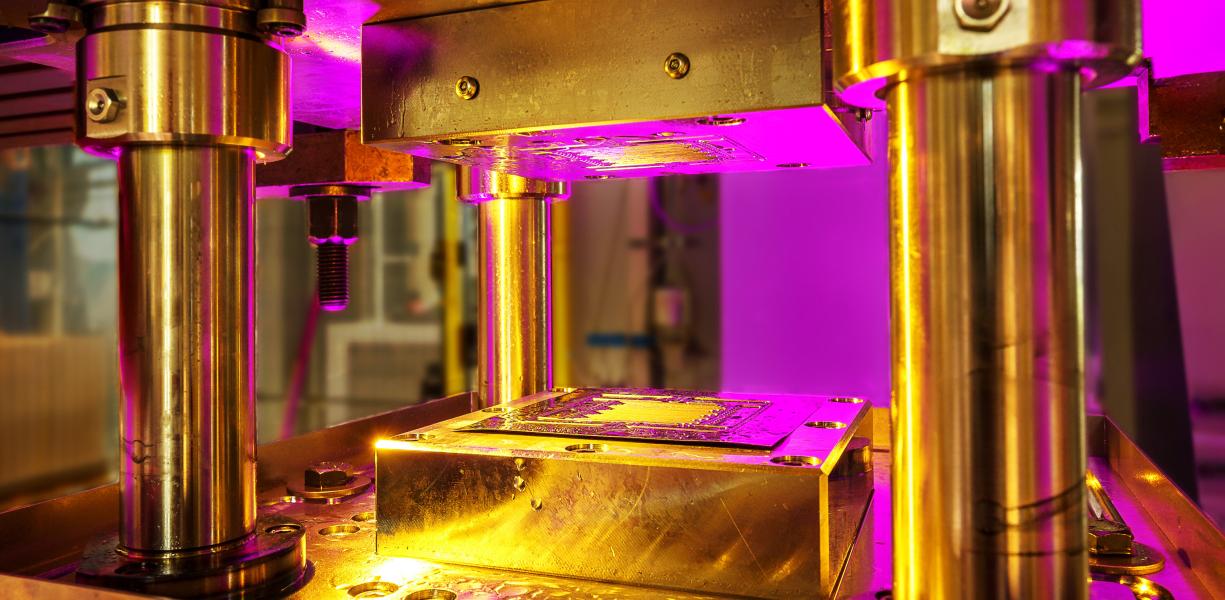 Tool for passive, high-pressure sheet metal forming (image @Fraunhofer IWU/Rico Demuth.)