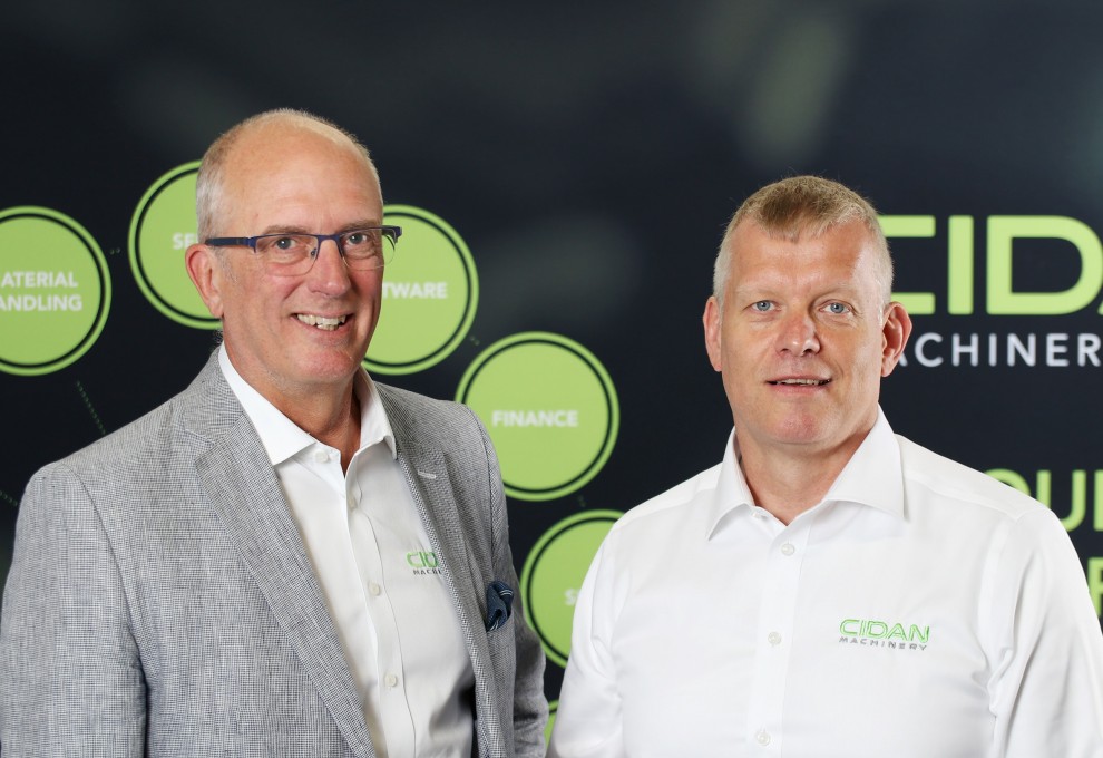 Image above: (L-R): Petter Hjelmqvist (CEO, CIDAN) and Joachim Schäfer (Head of Industrial Sales, CIDAN).