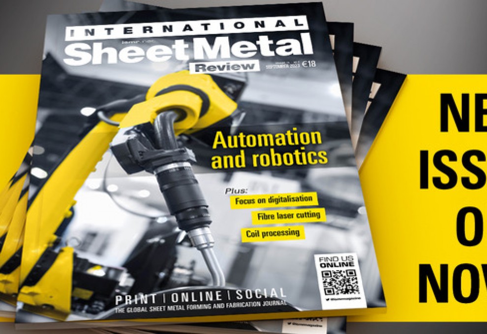 ISMR October issue, International Sheet Metal Review, sheet metal