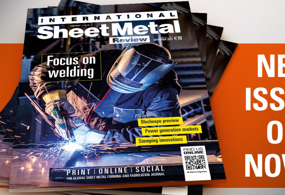 ISMR September 2023 issue, International Sheet Metal Review magazine September 2023 issue